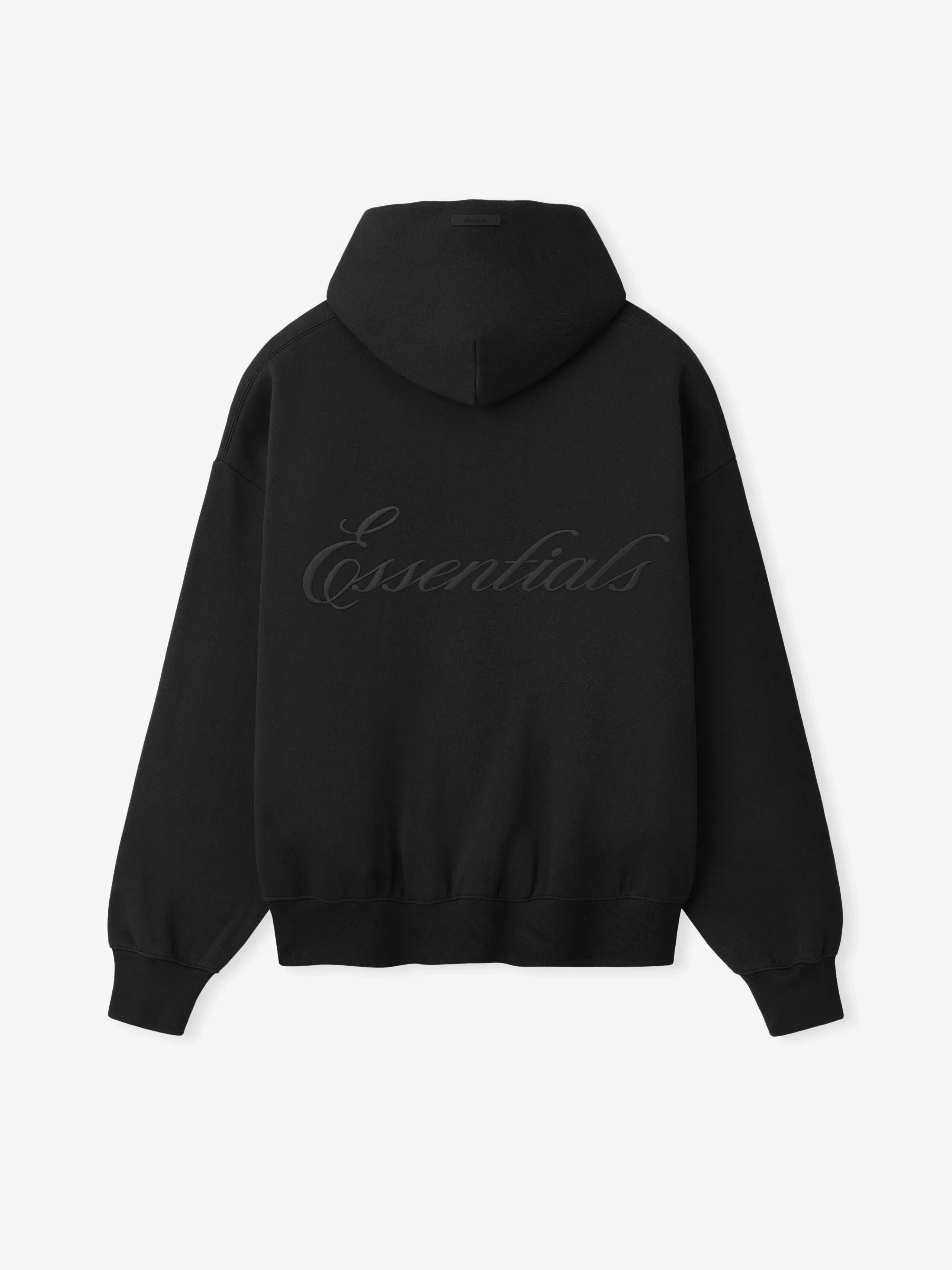 Essentials Signature Ss26 Classic Zip-Up Hoodie Vintage Black