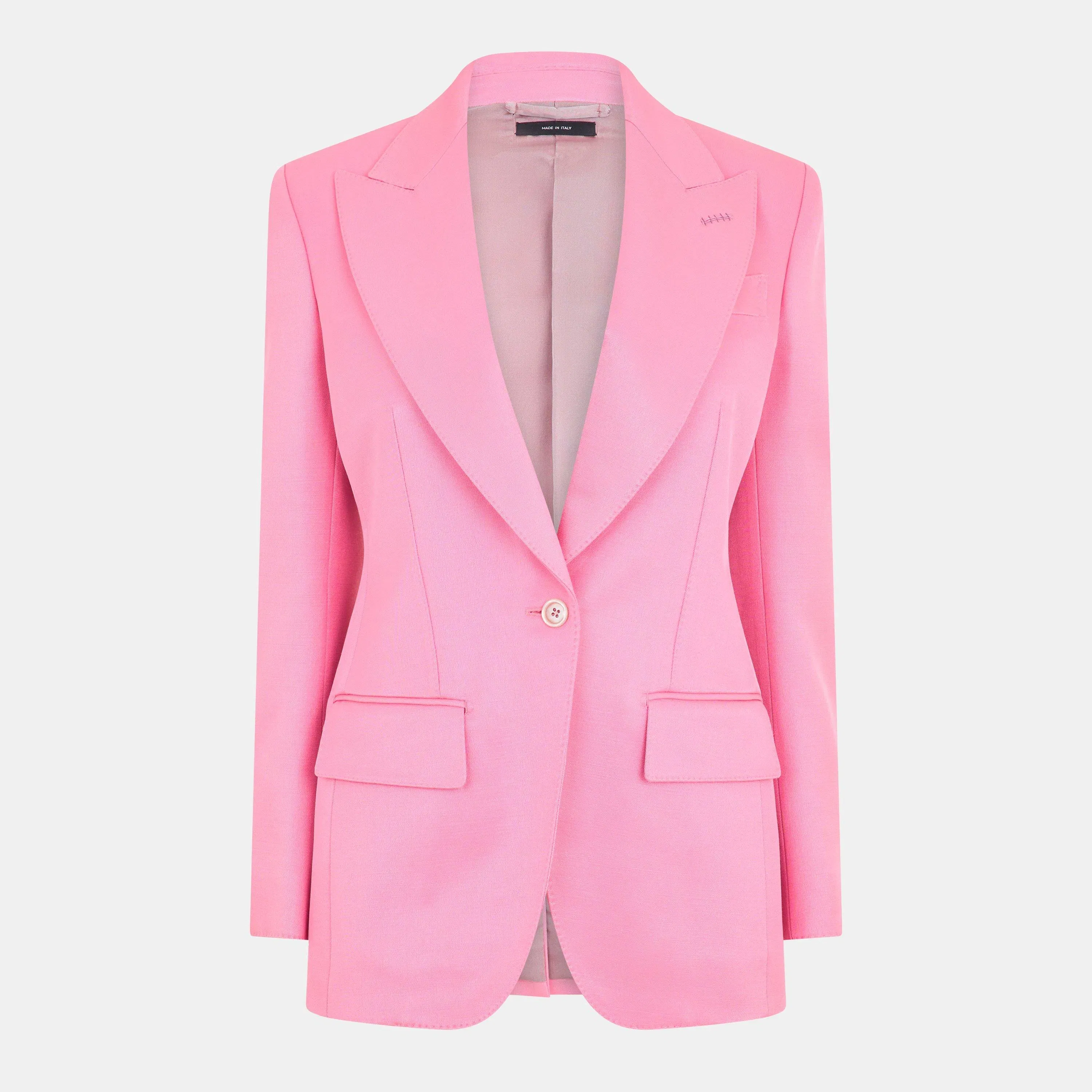 Lapel Button Long Sleeve Jacket