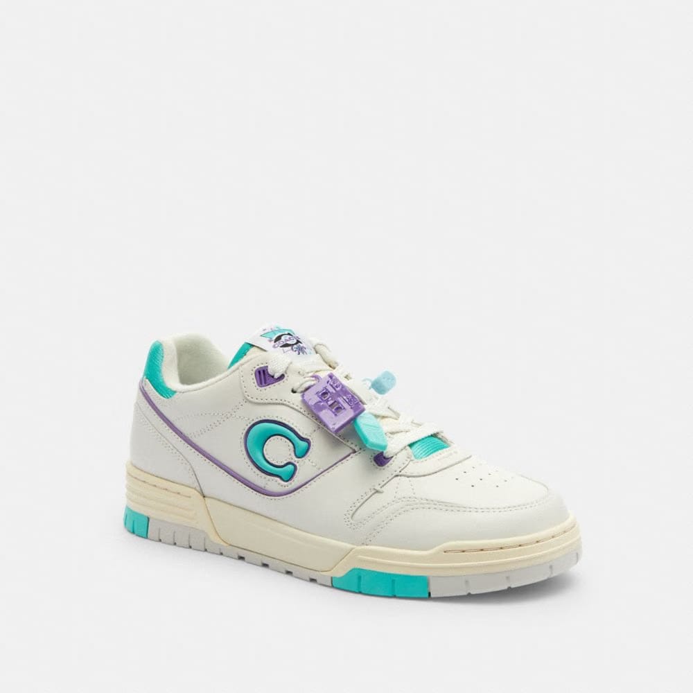 Women's Coach 90s Pack Soho Sneaker With Charms Optic White Teal