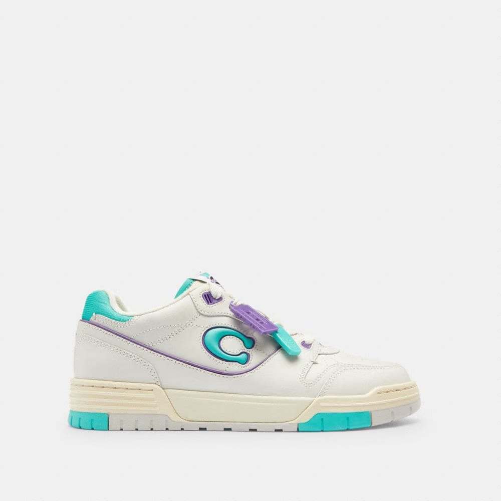 Women's Coach 90s Pack Soho Sneaker With Charms Optic White Teal