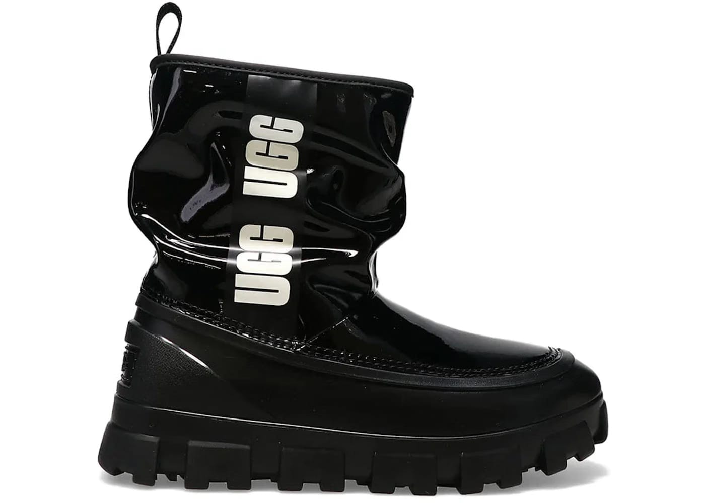 Ugg Classic Brellah Mini Boot Black Womens