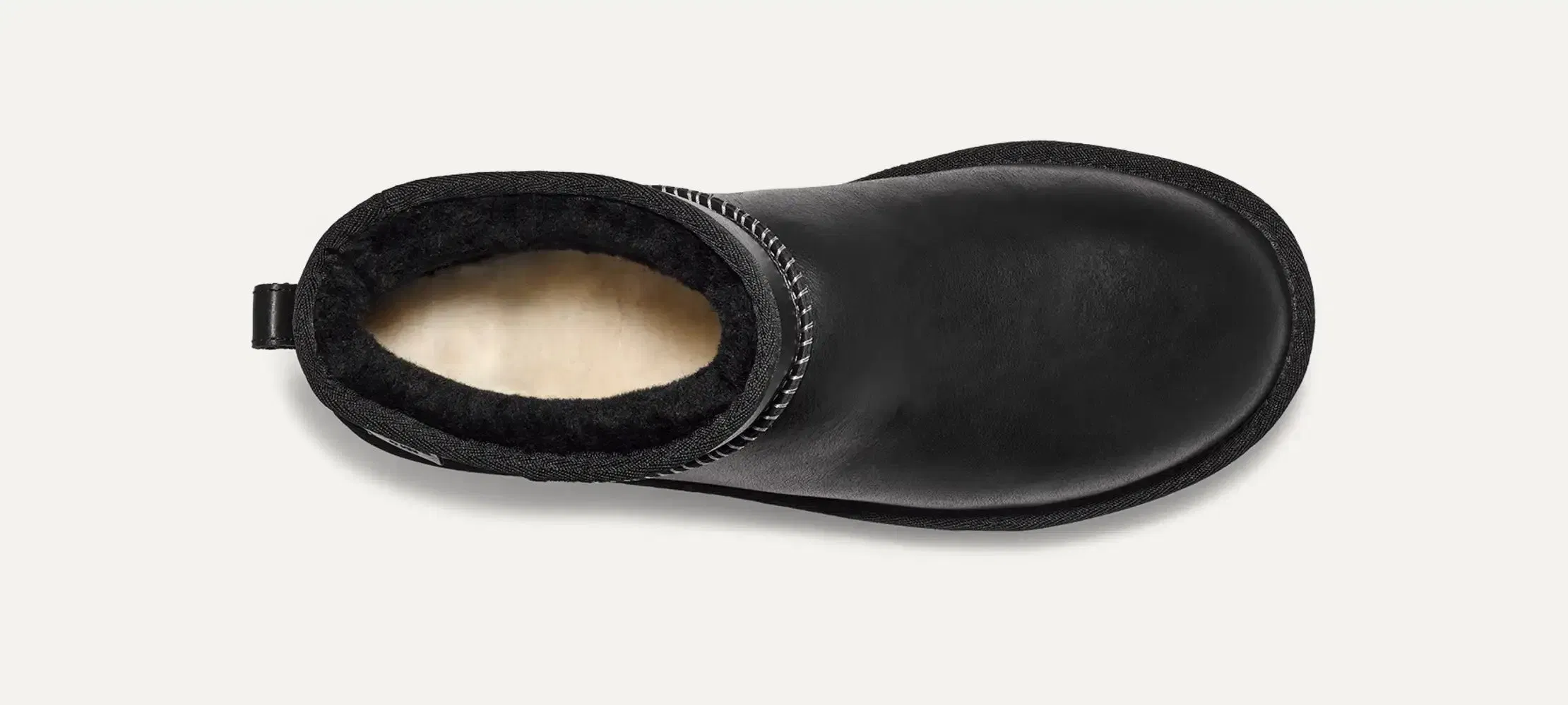 Ugg Classic Ultra Mini Leather Regen Black