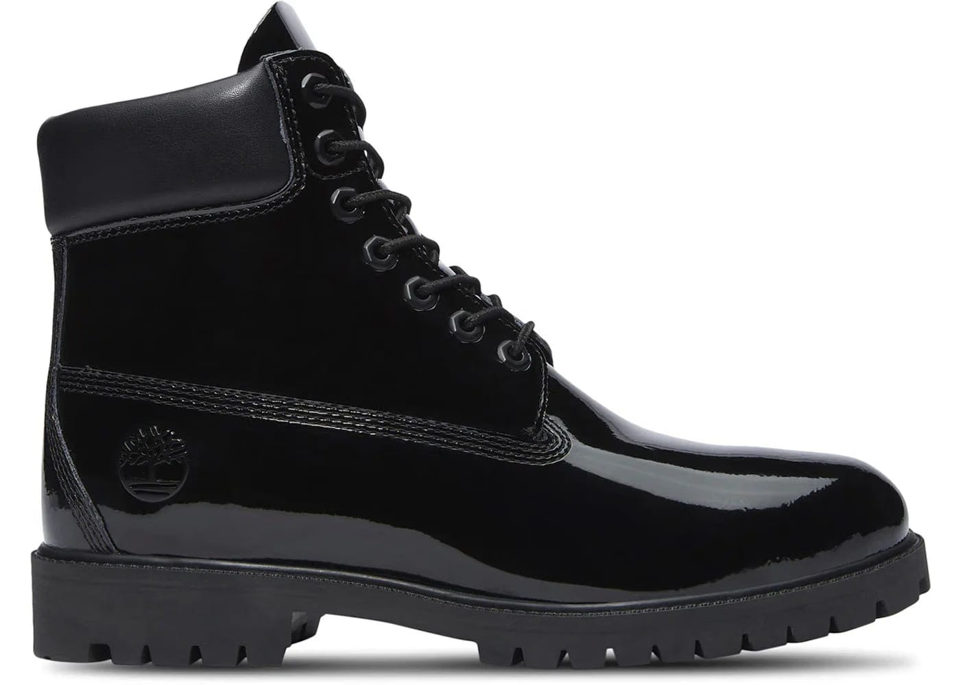 Timberland 6 Premium Waterproof Patent Boots Black