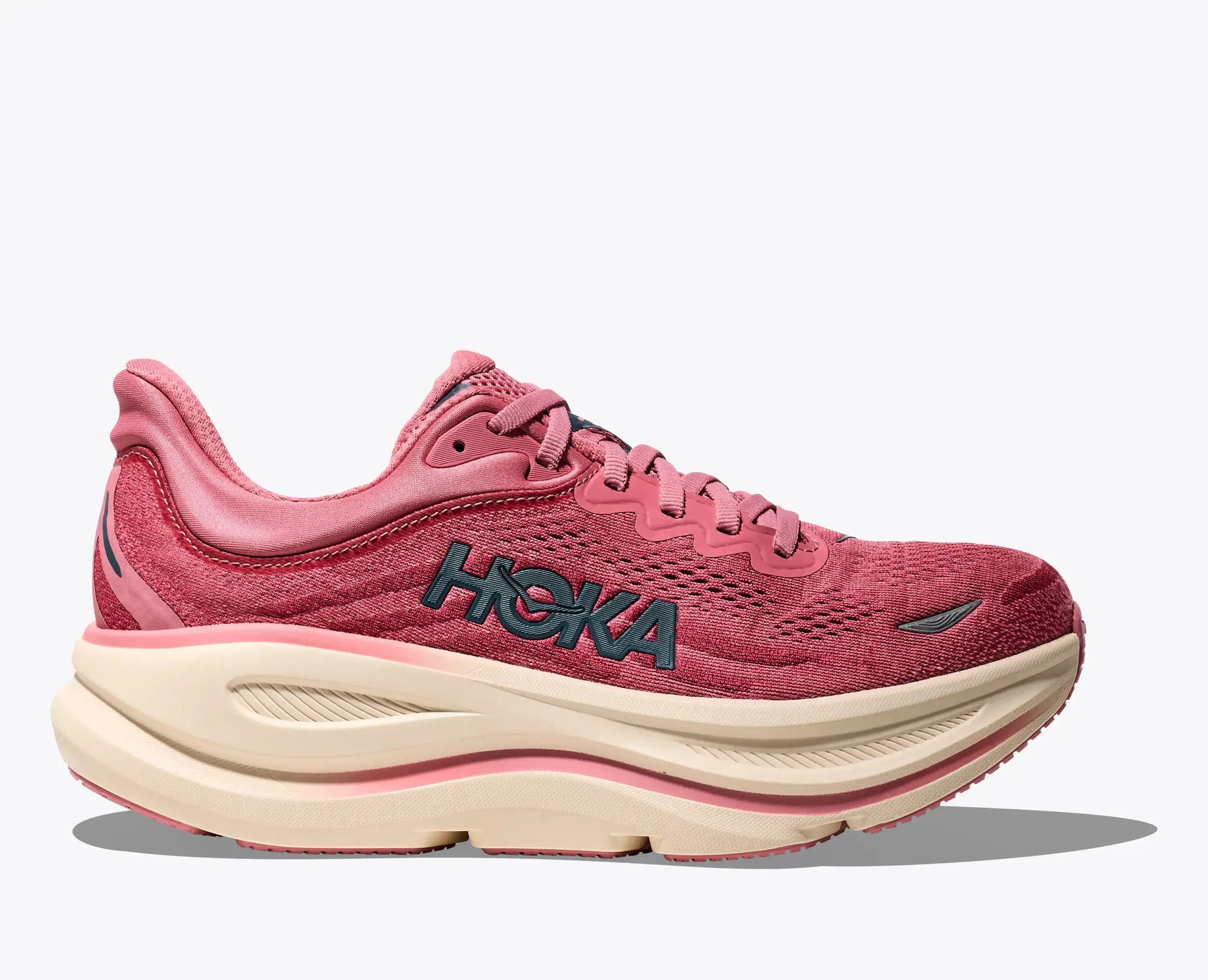 Hoka Women'S Bondi 9 Lingonberry Cranberry