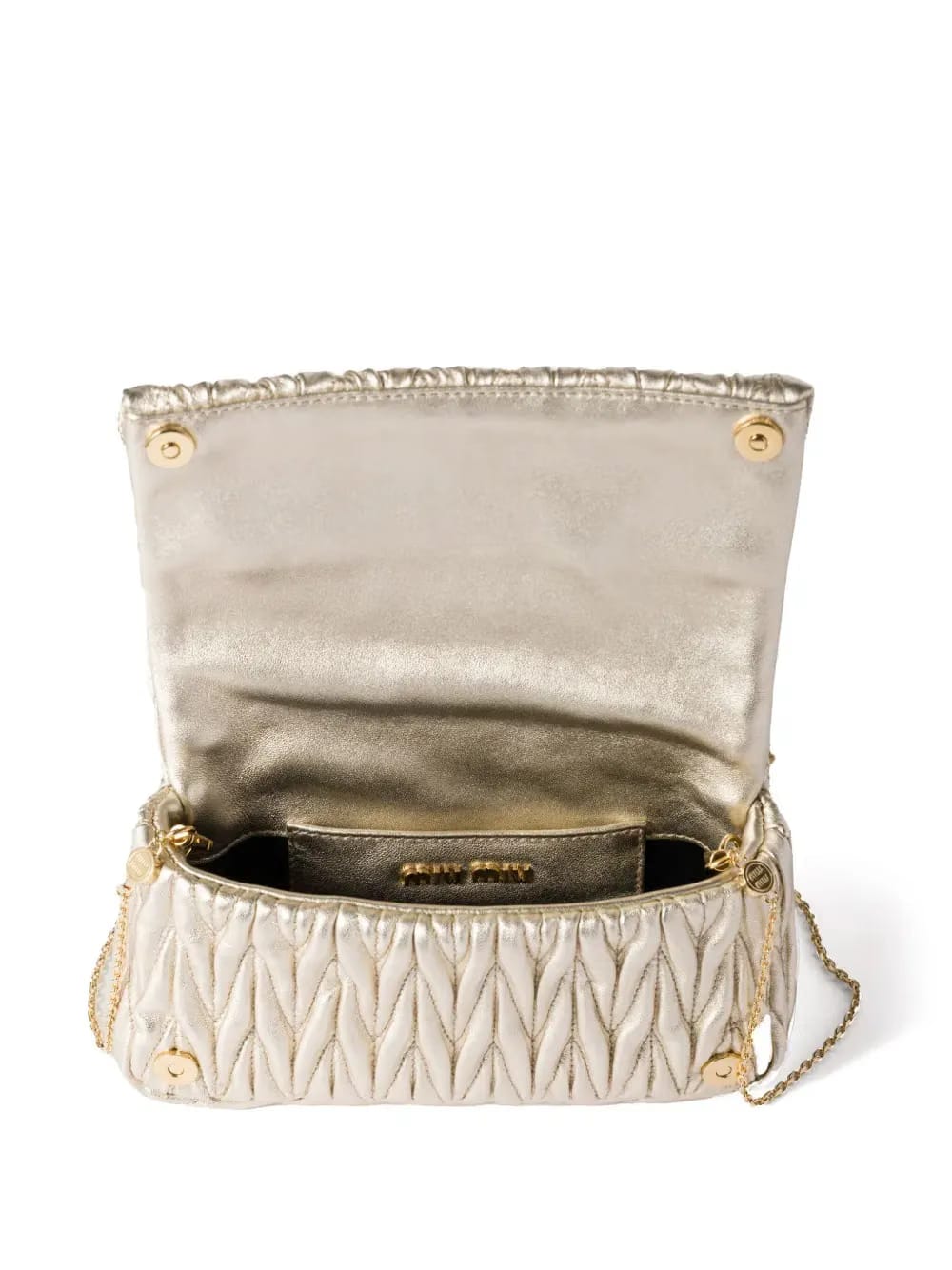 matelassé nappa leather mini-bag