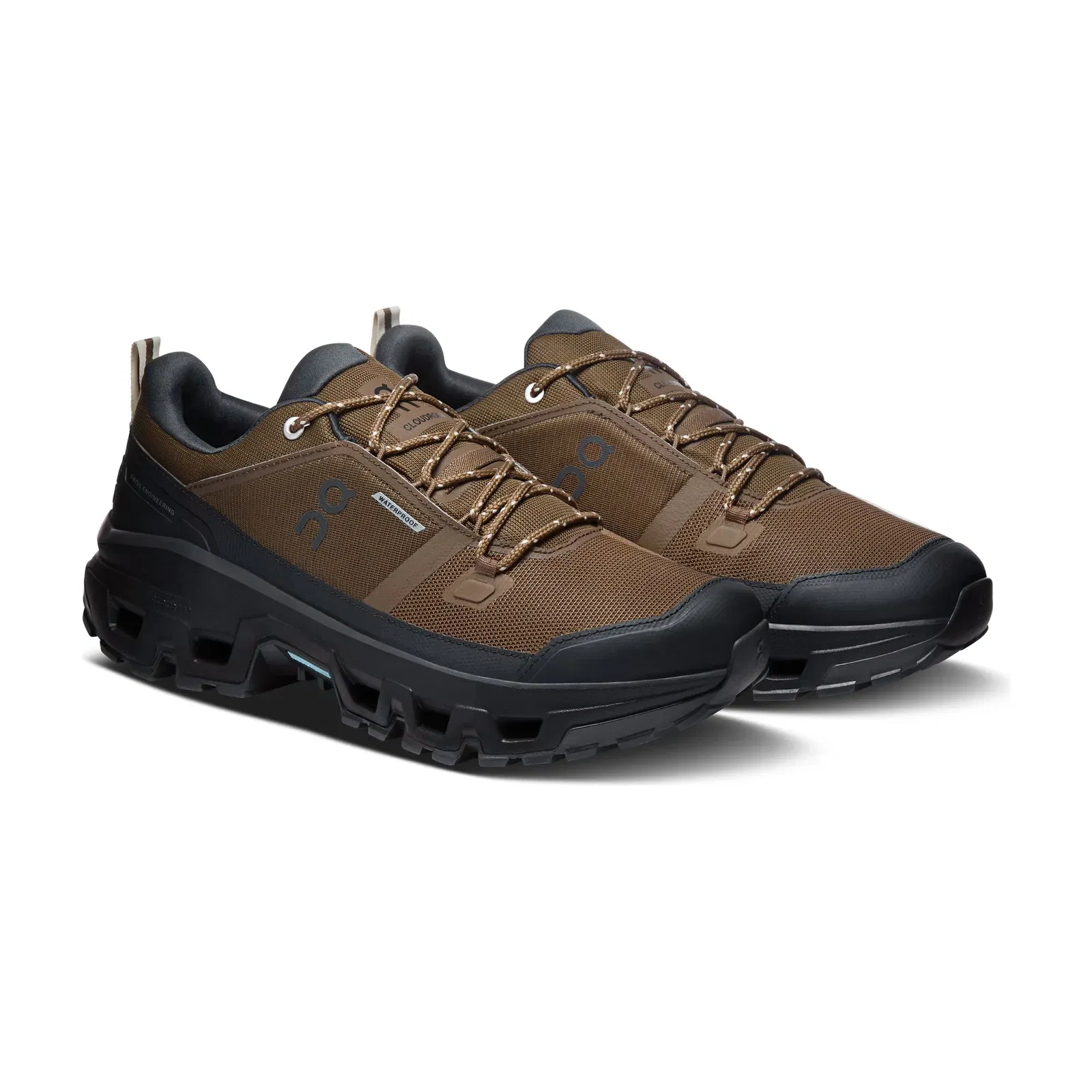 On Running Cloudrock Low Waterproof Earth | Black