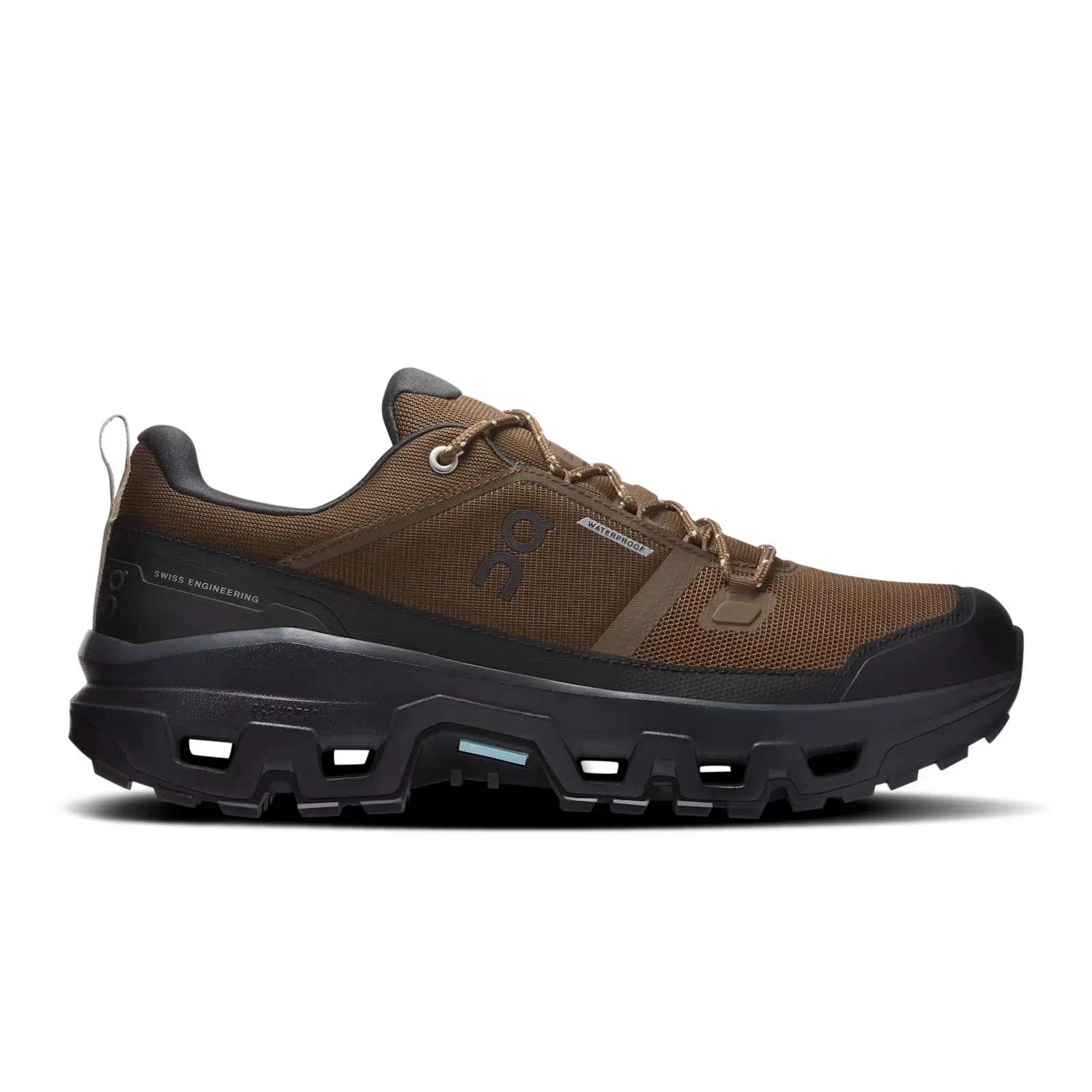 On Running Cloudrock Low Waterproof Earth | Black