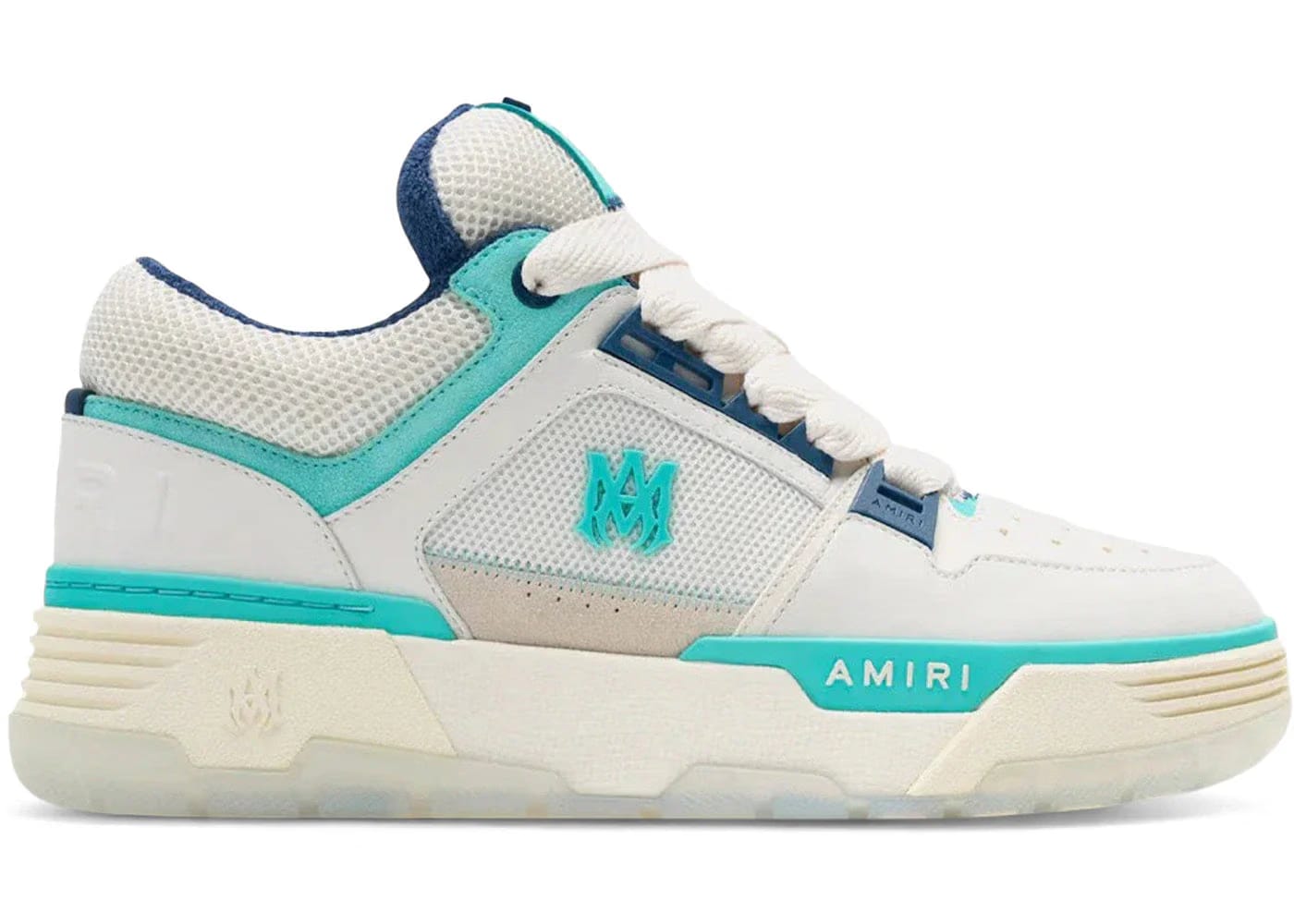Amiri Ma-1 White Aqua Womens