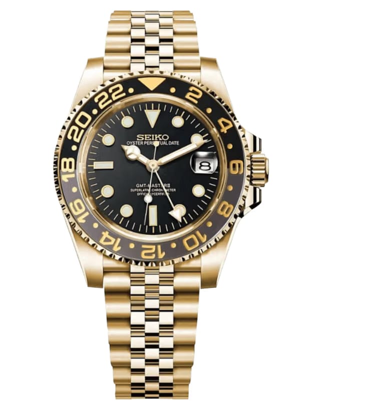 Seiko Mod GMT Gold