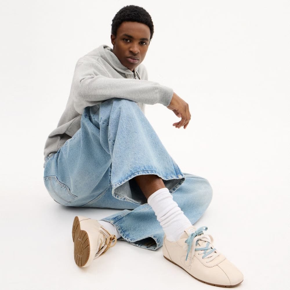 Men's Coach Soft Sneaker Chalk