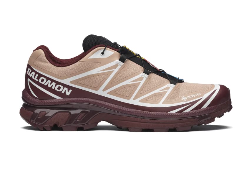 Salomon XT-6 Gore-Tex Mahogany Rose Tawny Port