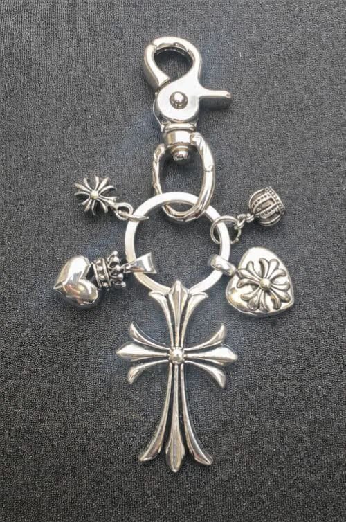 Chrome Hearts Keychain 5 Charms