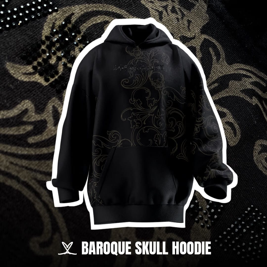 BAROQUE SKULL HOODIE