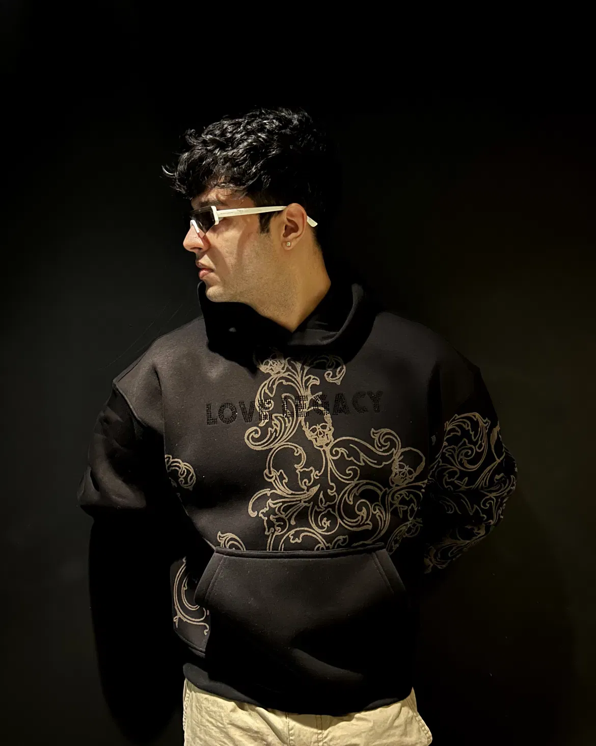 BAROQUE SKULL HOODIE