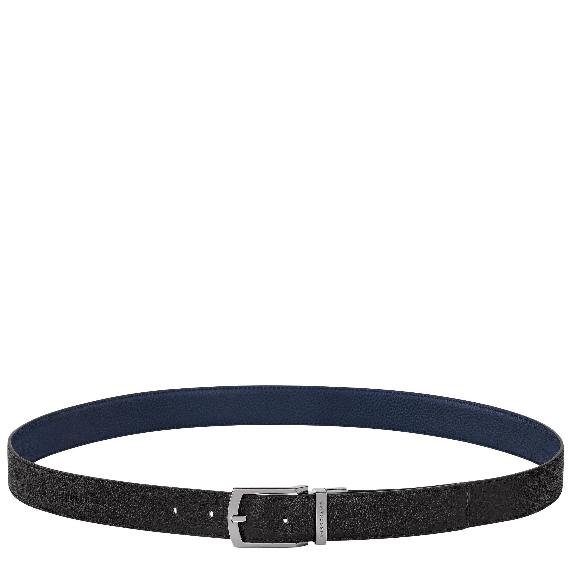 Longchamp Le Foulonné Men's belt Black/Navy