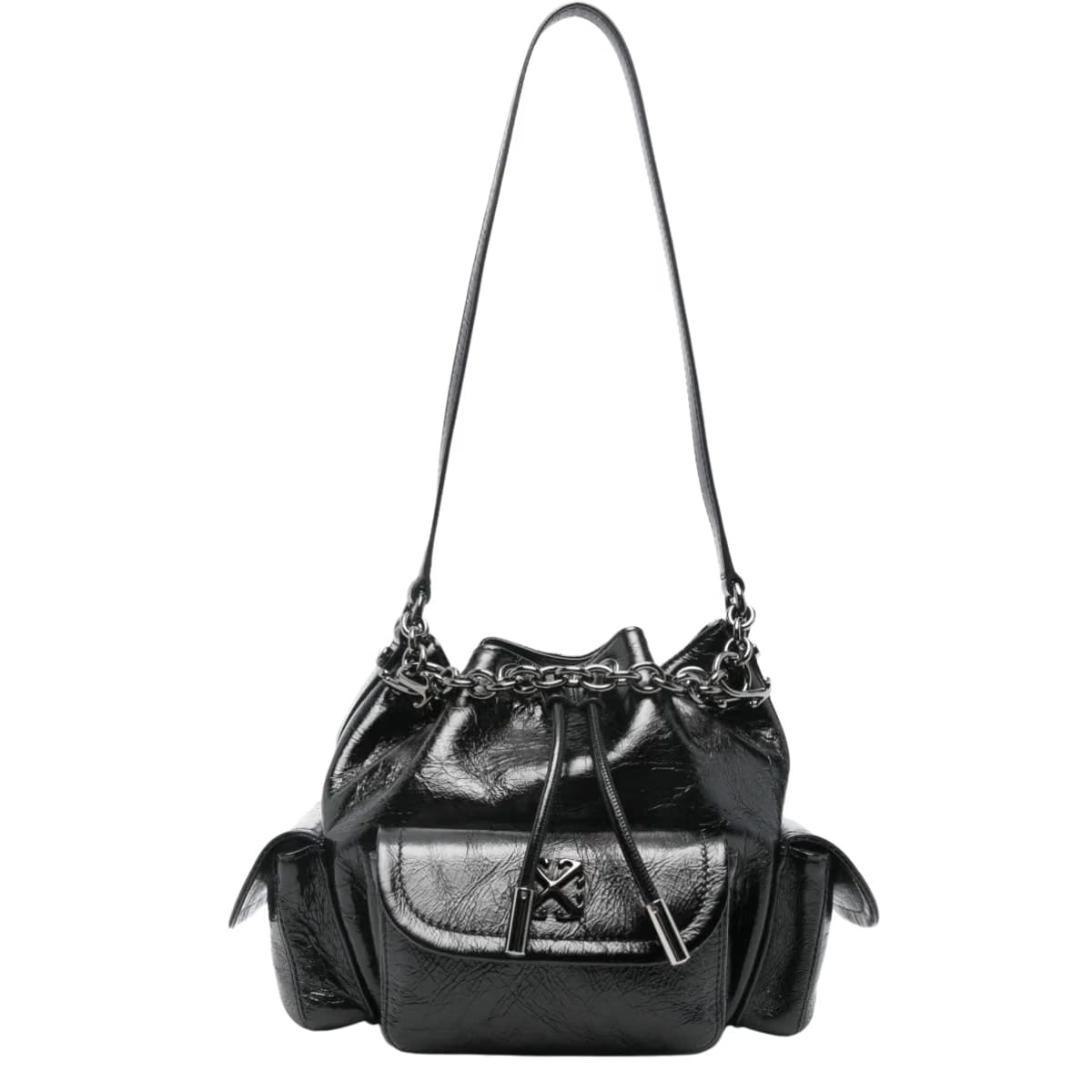 Off-White Dumbo drawstring bucket Black bag