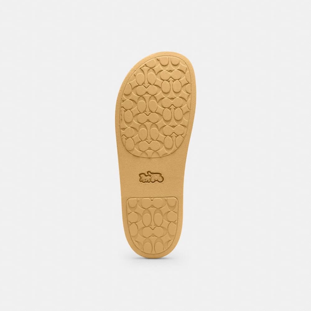 Women's Coach Udele Sport Slide In Signature Jacquard Canvas Vanilla