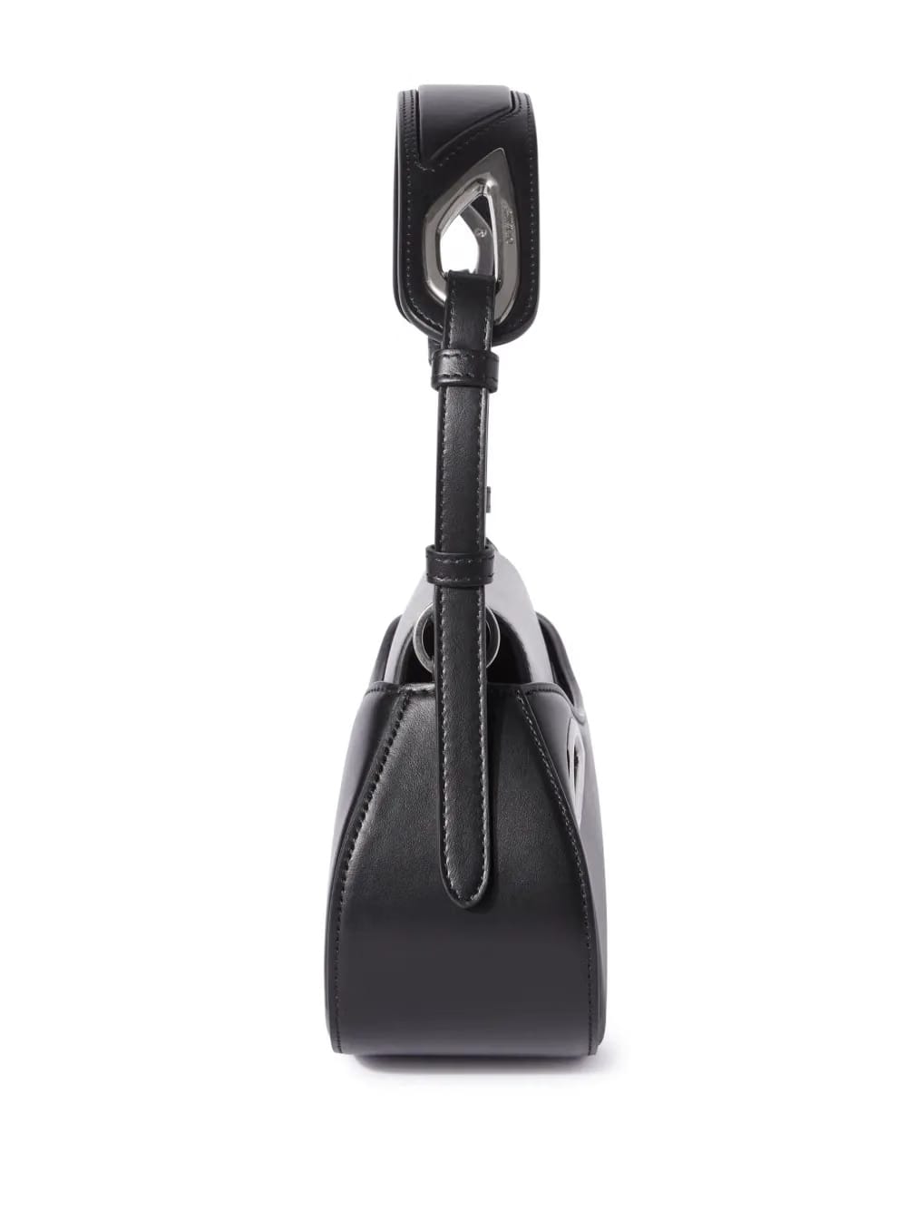 Clam shoulder bag