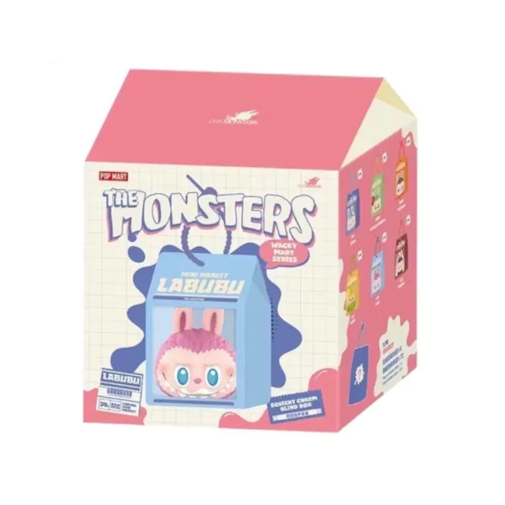 Pop Mart Labubu The Monsters Wacky Mart Series Squishy Charm Single Blind Box