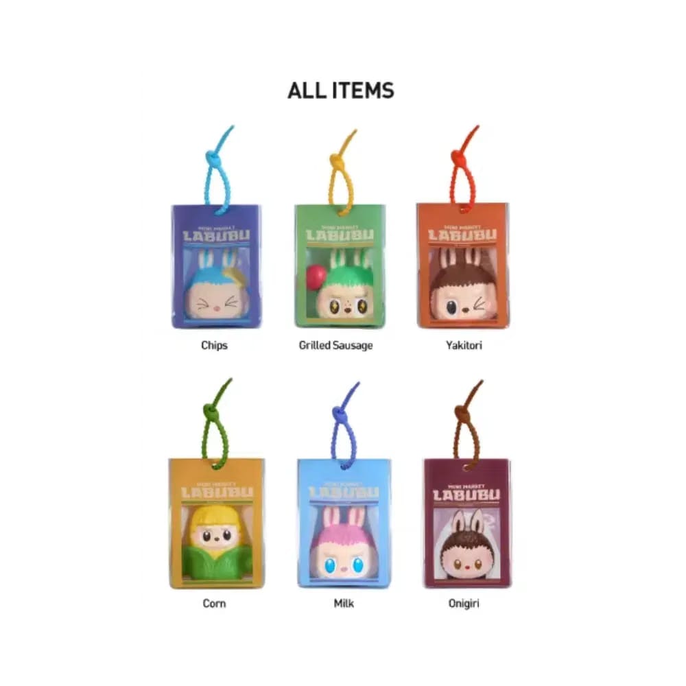 Pop Mart Labubu The Monsters Wacky Mart Series Squishy Charm Single Blind Box