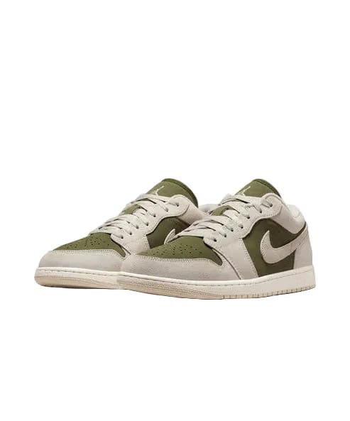 Jordan 1 Low Medium Olive Sail