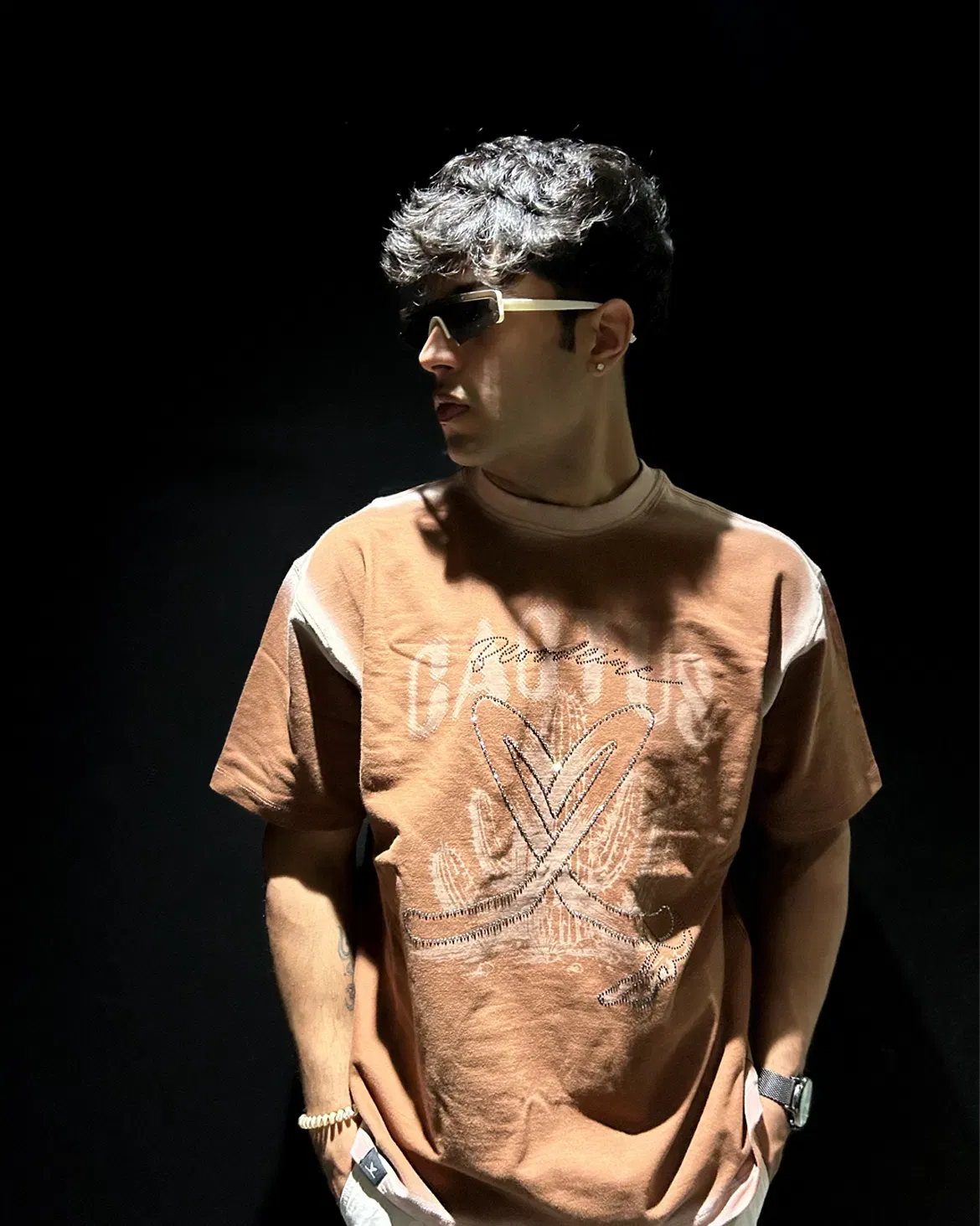 CACTUS BLOODLINE T-Shirt - CHOCOLATE