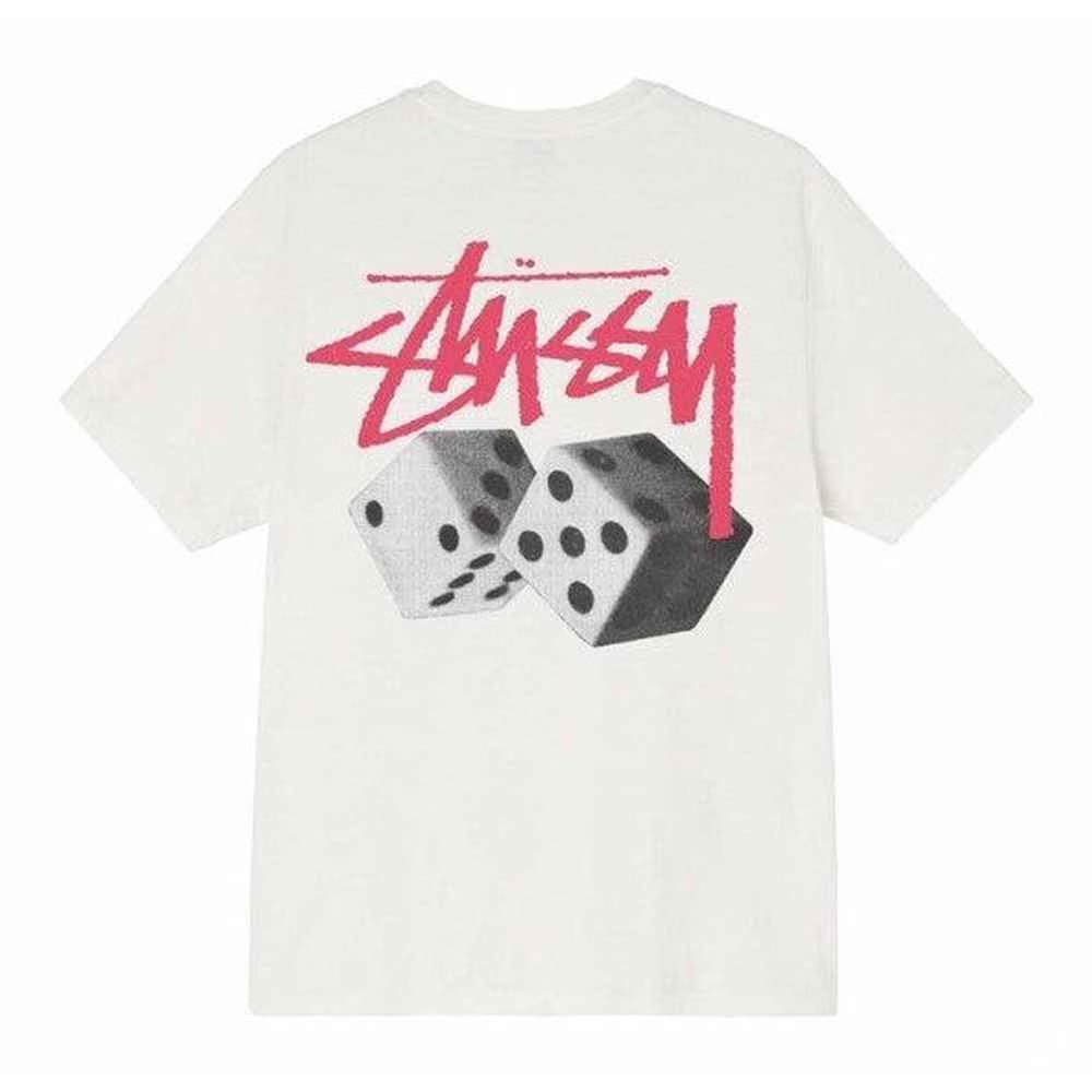 STUSSY ROLL THE DICE "WHITE"
