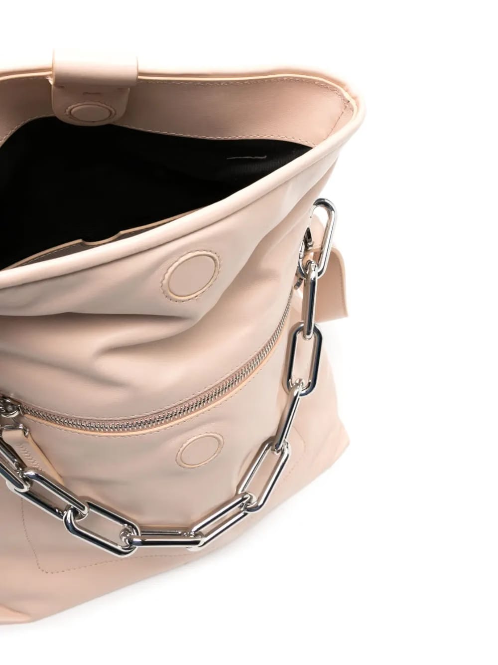 Ow Booster leather shoulder bag