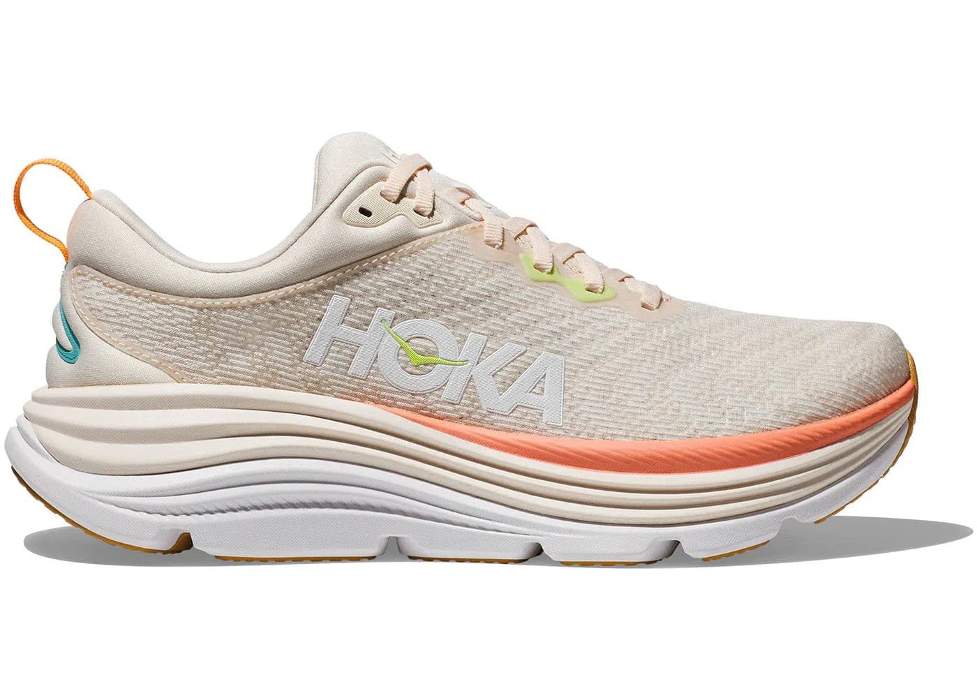 Hoka One One Gaviota 5 Vanilla Eggnogg Womens