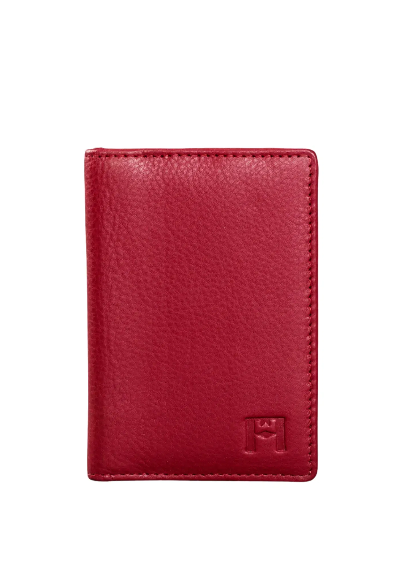 Petite Wallet, Leather With RFID Blocking | Red