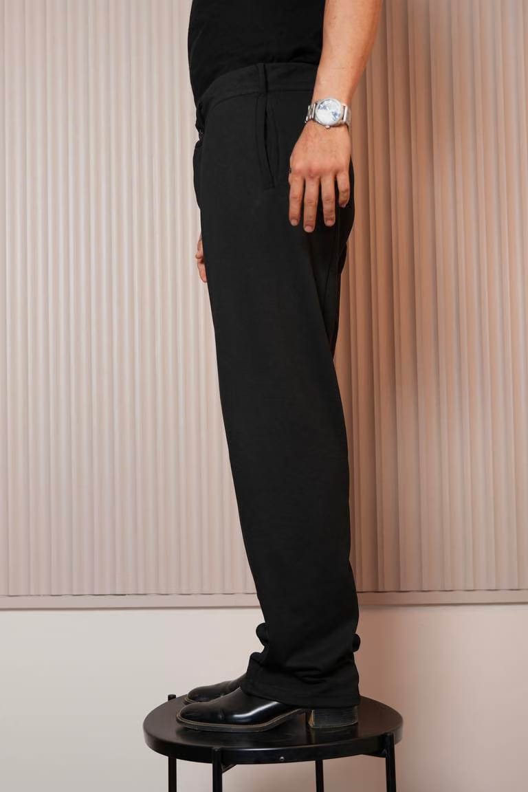 Black Pleated Pants