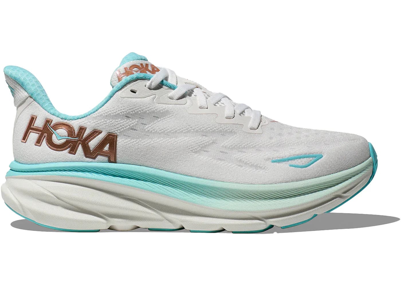Hoka One One Clifton 9 Frost Rose Gold Womens