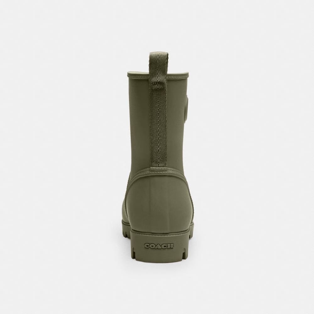 Women's Coach Ryder Rainboot Army Green