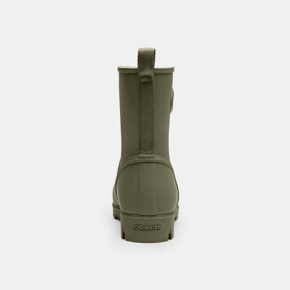 Women's Coach Ryder Rainboot Army Green