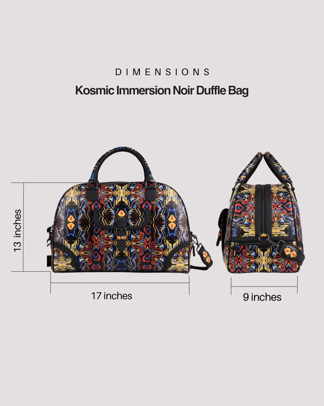 Kosmic Immersion Duffle Bag - Noir Men