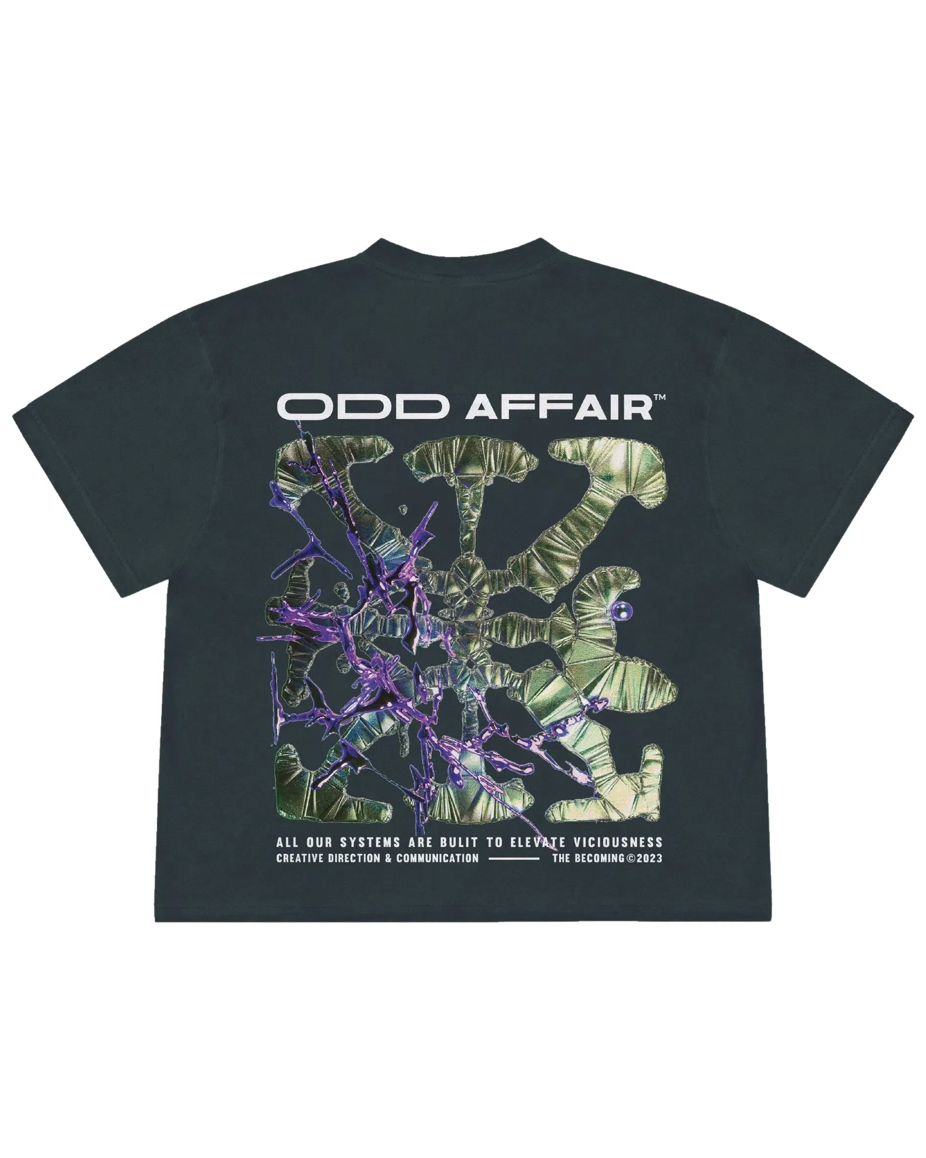 CHAOS DARK GREY T-SHIRT