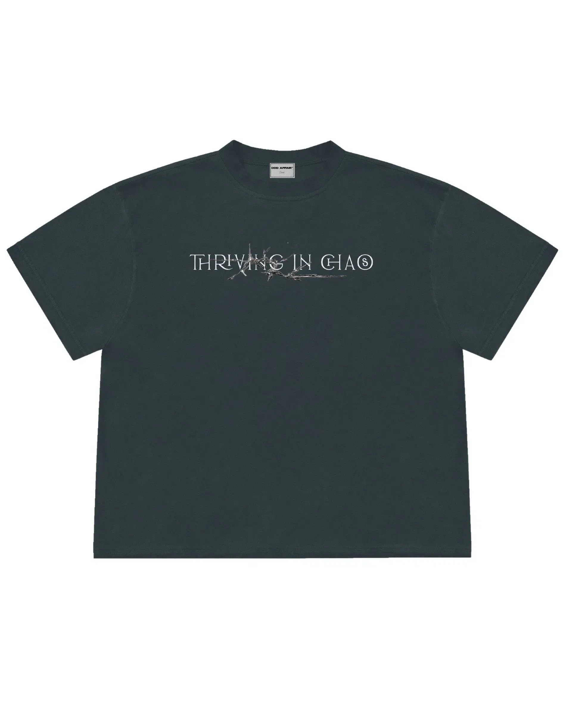 CHAOS DARK GREY T-SHIRT