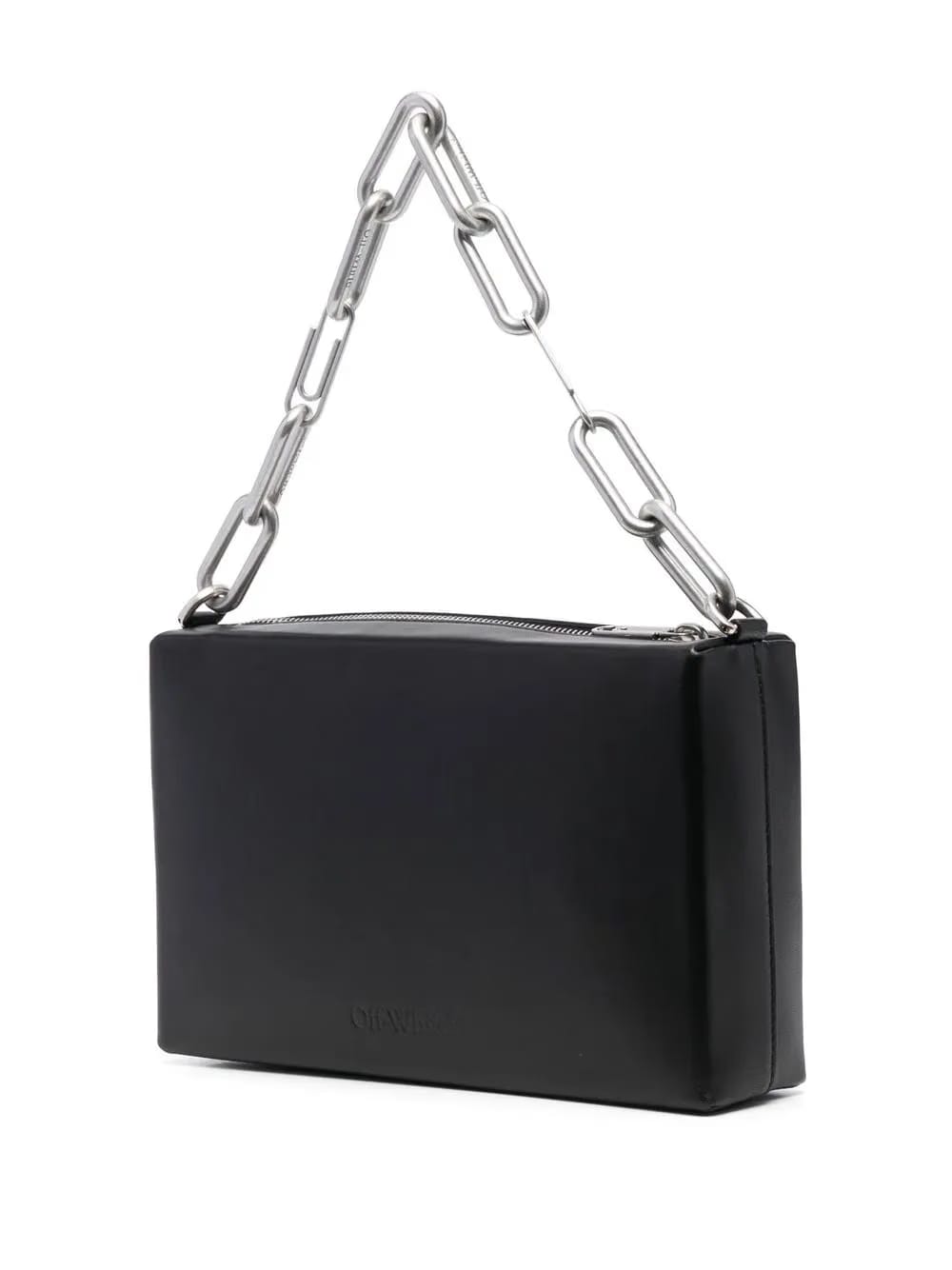 logo-studded shoulder bag