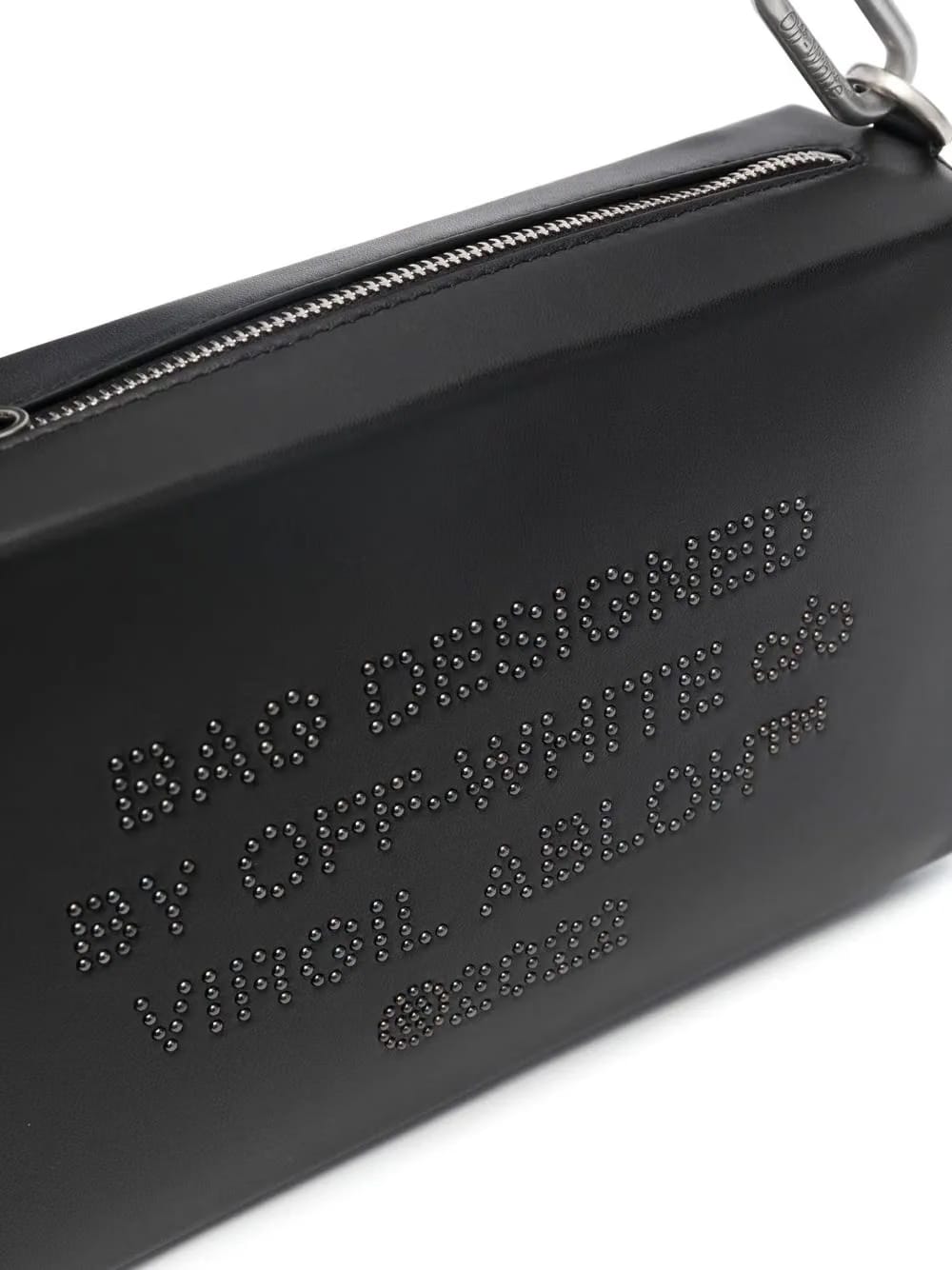 logo-studded shoulder bag