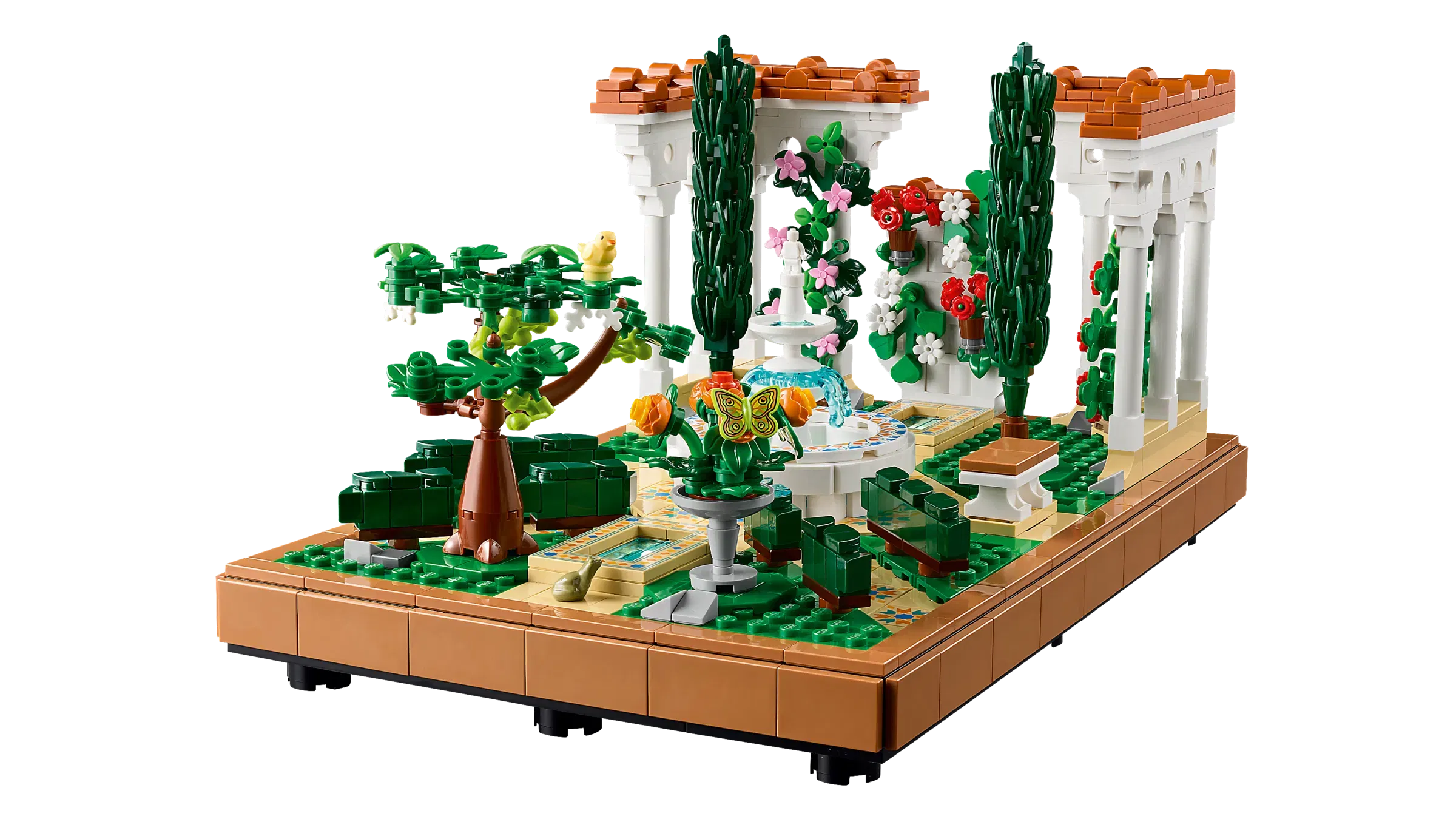 Lego Fountain Garden