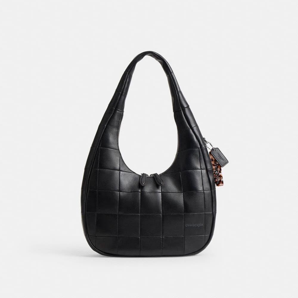 Coach Alter/Ego Crescent Shoulder Bag In Upcrafted Leather Black