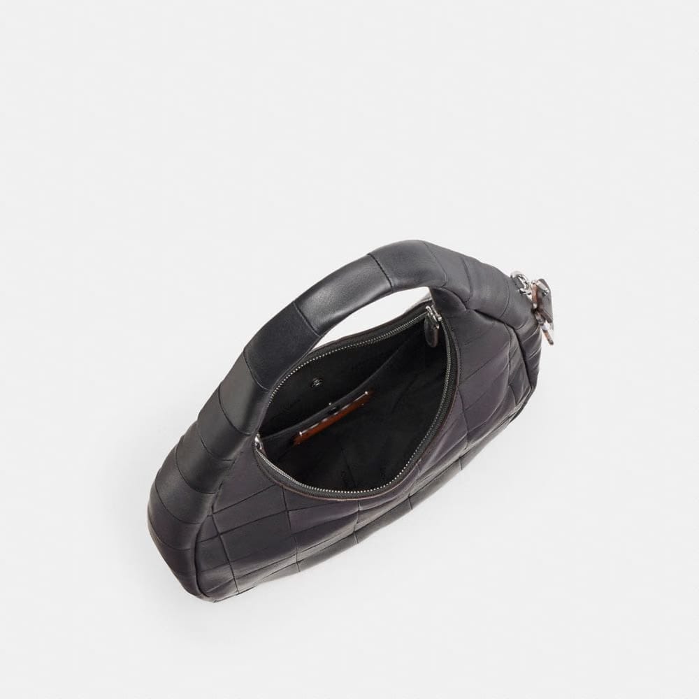 Coach Alter/Ego Crescent Shoulder Bag In Upcrafted Leather Black