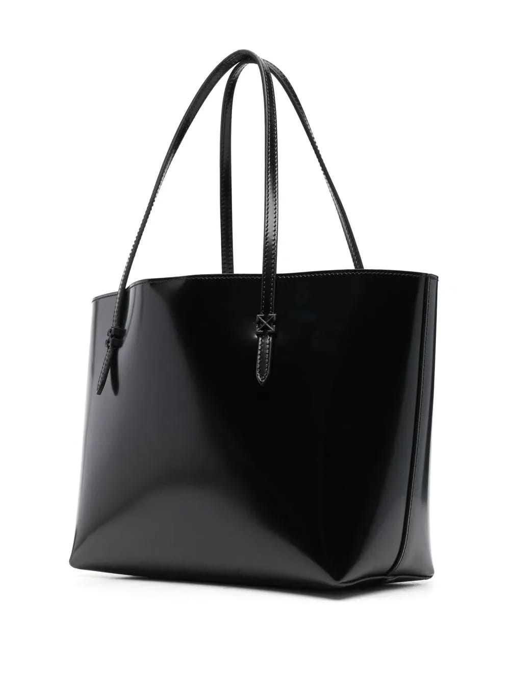 slogan-print tote bag