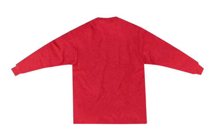 KITH x Coca-Cola L/S Quin Tee Crossover Loose Long Sleeves Unisex Red