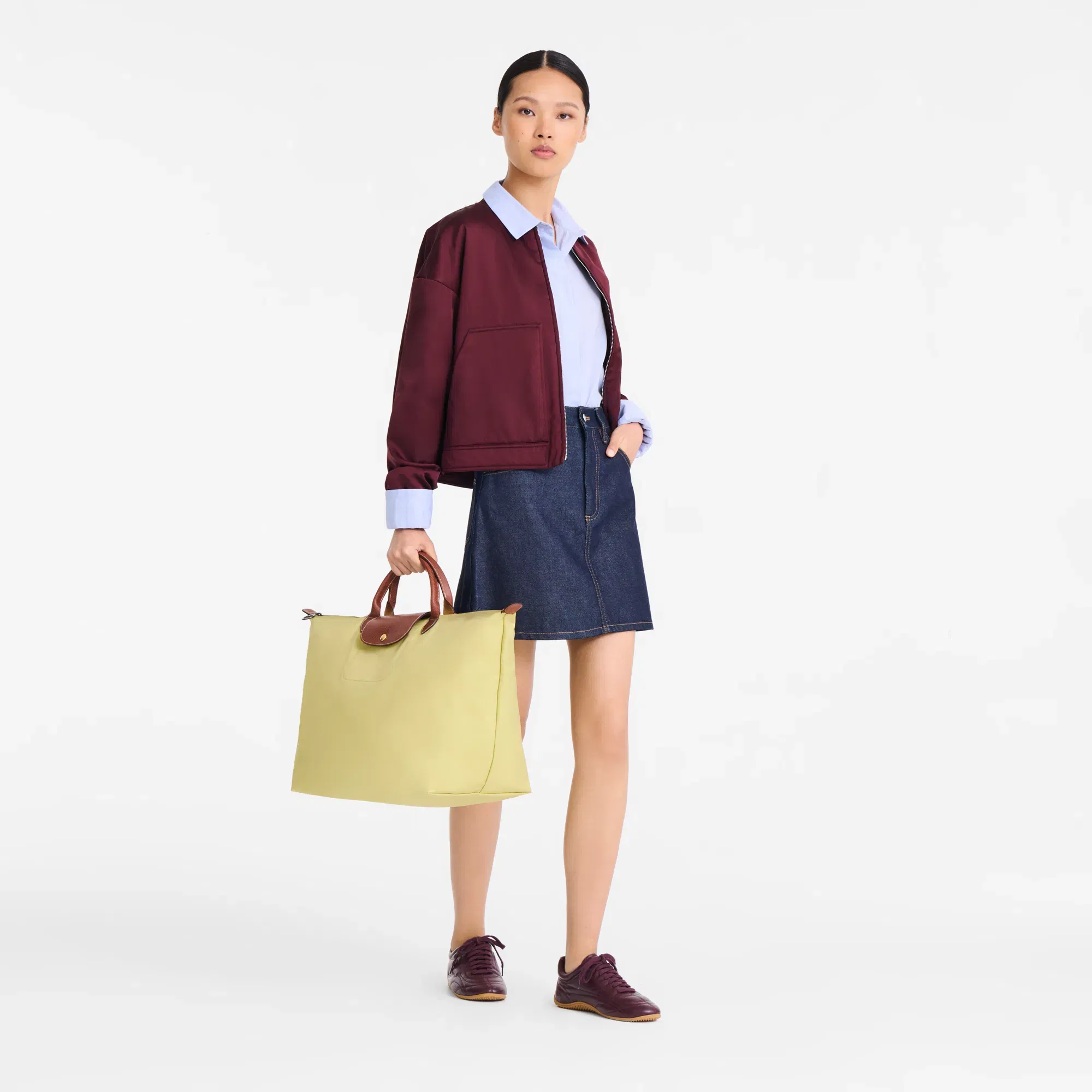 Longchamp Le Pliage Original L Travel bag Pistachio
