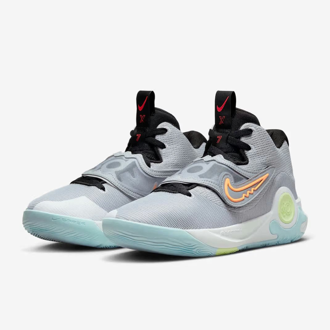 Nike KD Trey 5 X EP 'Grey Volt Crimson'