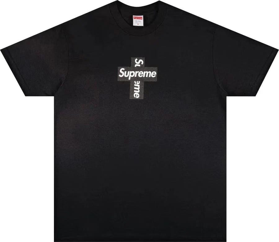 Supreme Cross Box Logo Tee "Black"