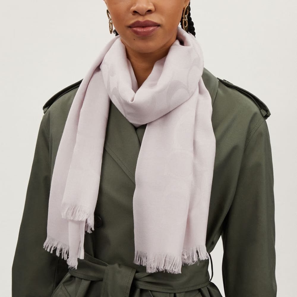 Coach Signature Wrap Grey