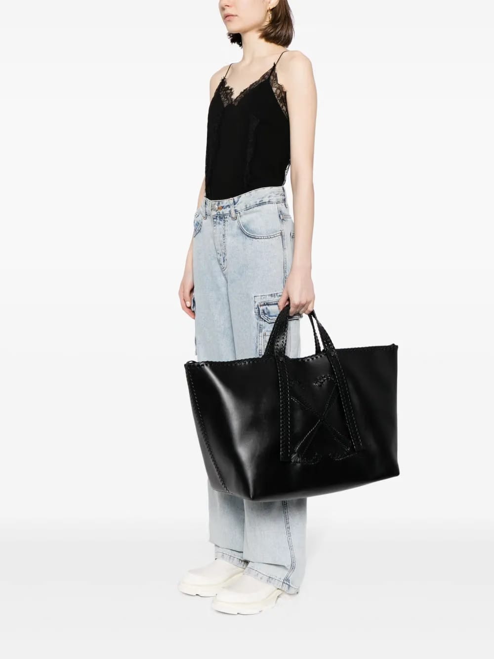 Day Off leather tote bag
