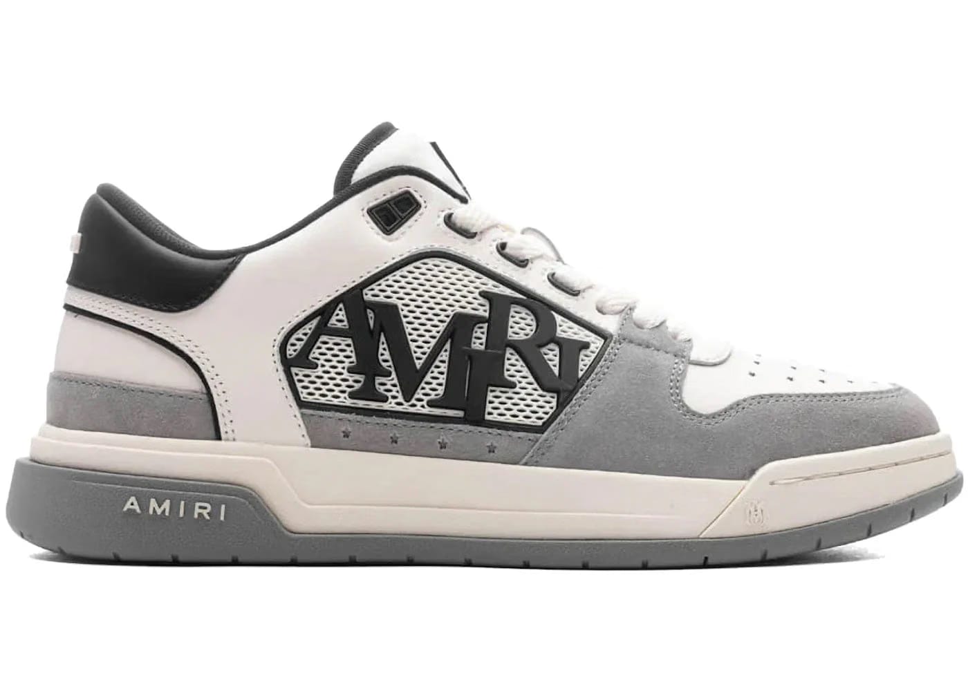 Amiri Classic Low White Grey Black